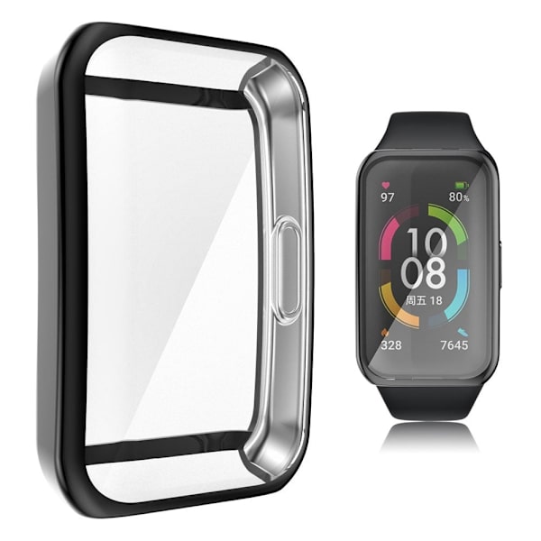 Honor Band 6 galvanointi TPU kansi - Musta Black