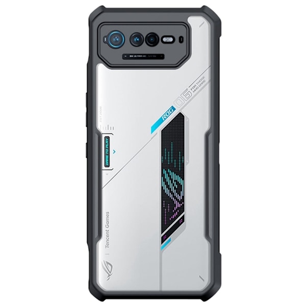Stødsikkert Asus ROG Phone 6 / Asus ROG Phone 6 Pro hybridcover - Sort Black