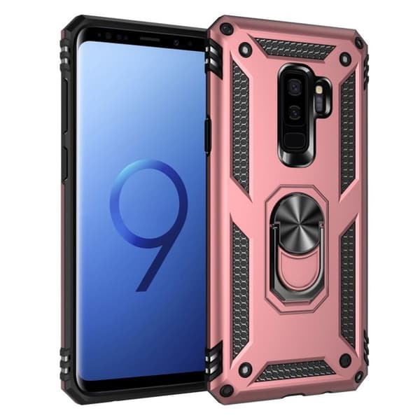 Bofink Combat Samsung Galaxy S9 Plus cover - Rødguld Pink