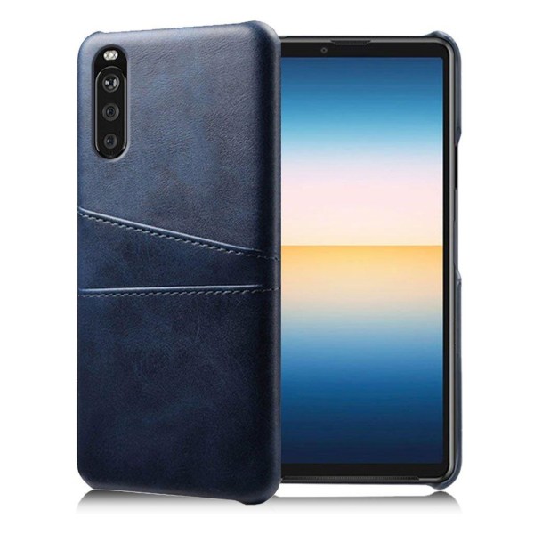 Dual Card Sony Xperia 10 II kotelot - Sininen Blue