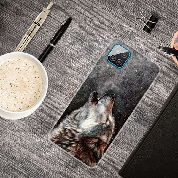 Deco Samsung Galaxy A12 5G etui - ulv Silver grey
