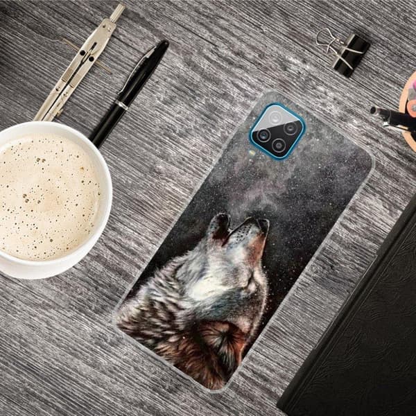 Deco Samsung Galaxy A12 5G kotelot - Susi Silver grey