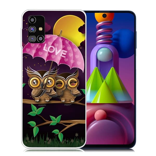 Deco Samsung Galaxy M51 kotelot - Pöllöt Multicolor
