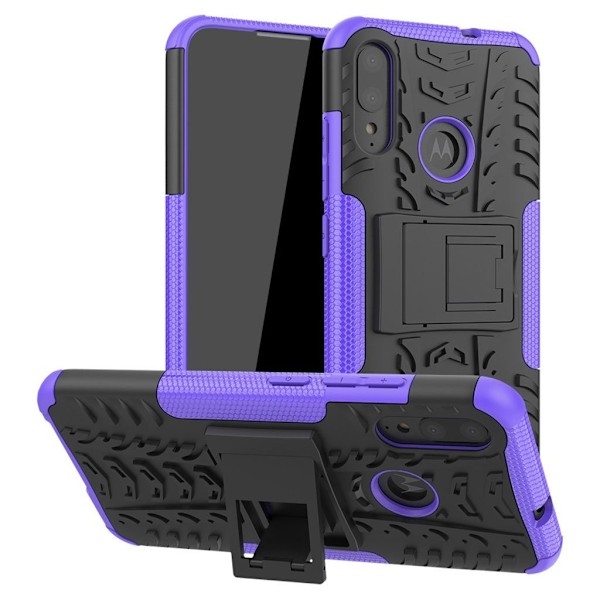 Offroad Motorola Moto E6 Plus etui - Lilla Purple