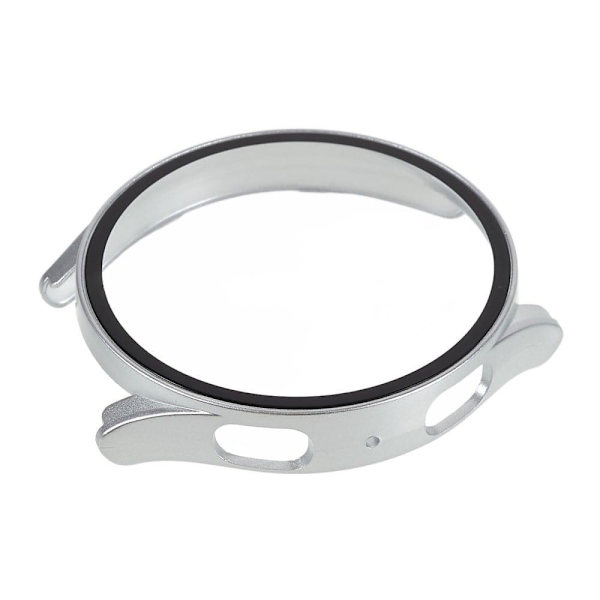 Samsung Galaxy Watch 5 (44mm) watch cover with tempered glass - Silver Silvergrå