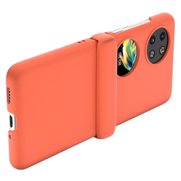 For Huawei Pocket 2 Hard PC-etui Multifunksjonell hengselbeskyttelse Slank telefondeksel - Oransje Orange