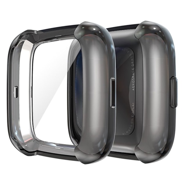 Fitbit Versa 2 Galvanisering Etui - Svart Black