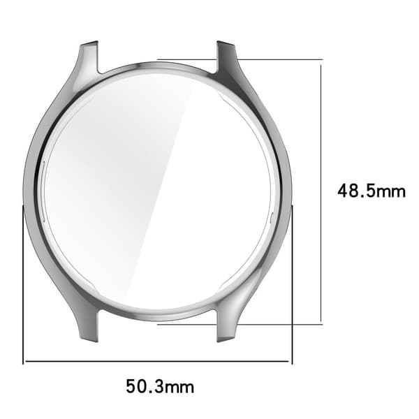 Xiaomi Watch 2 Electroplated Joustava Watch Case Full Coverage Suojakansi - Musta Black