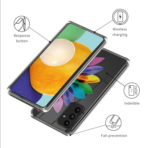 Deco Samsung Galaxy A15 kotelot - Värikäs Kukka Multicolor