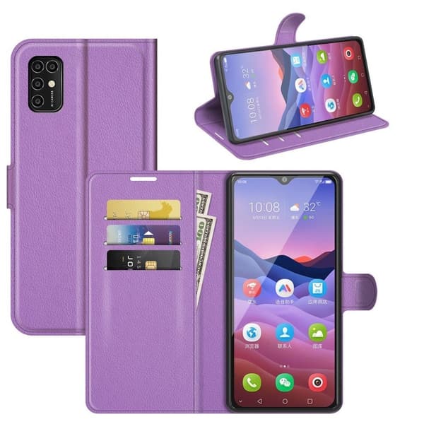 Classic ZTE Blade V2020 Smart fodral - Lila Lila