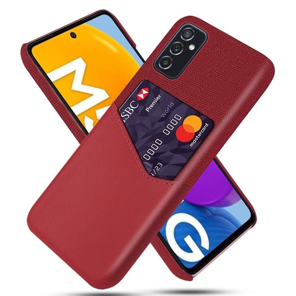Bofink Samsung Galaxy M52 5G Kort Cover - Rød Red