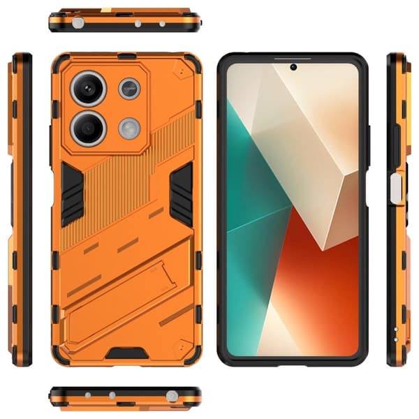 Stötsäkert Xiaomi Redmi Note 13 5G  skal med modernt utseende - Orange Orange