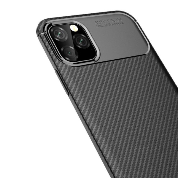 Carbon Shield iPhone 11 Pro Max kuoret - Musta Black