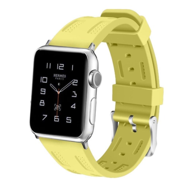 Apple Watch 38mm pehmeä silikooni muovinen pehmeä vaihdettava ra Green
