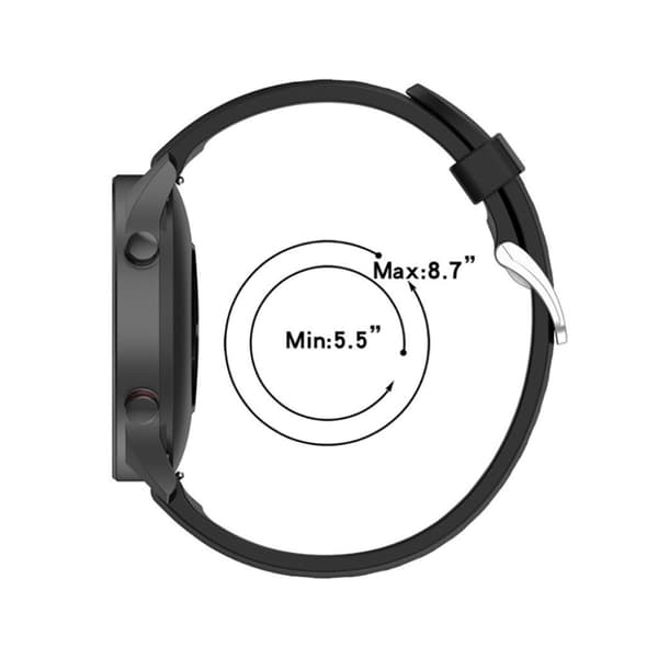 Xiaomi Mi Watch Color Sport klockarmband i silikon - Grå Silvergrå