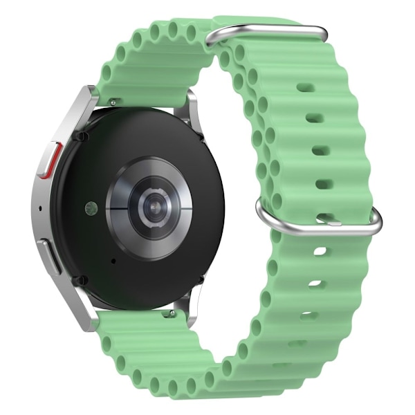 20 mm universal urrem i silikone - Lysegrøn Green