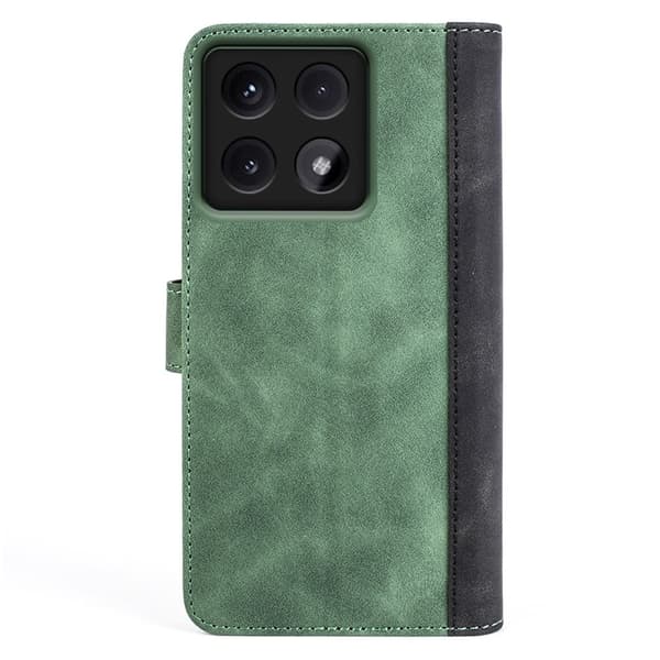 Tofarget lærdeksel for Xiaomi 14T Pro - Grønn Green