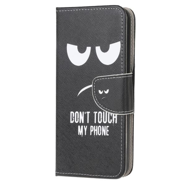 Wonderland Samsung Galaxy A42 5G Flippetui - Don't Touch My Phone Black