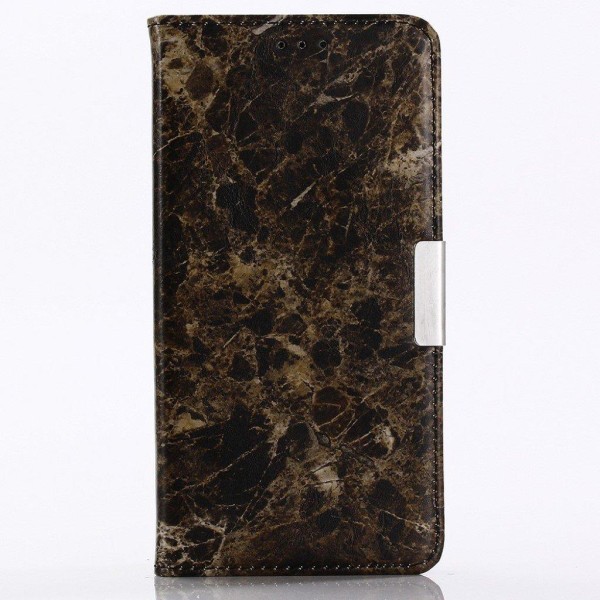 iPhone Xs Max marmori kuviollinen synteetti nahkainen lompakko s Black