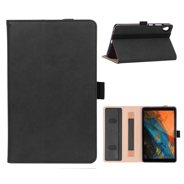 Lenovo Tab M8 business style leather flip case - Black Black