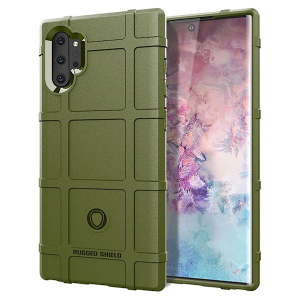 Rugged Shield Samsung Galaxy Note 10 Plus skal - Grön Grön