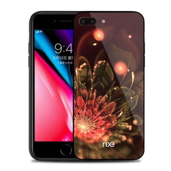 NXE iPhone 7 Plus,8 Plus Skal med ett unikt motiv - Orange Orange