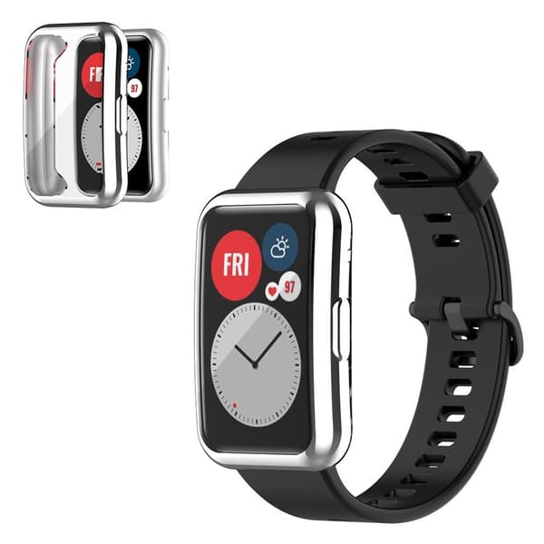 Huawei Watch Fit galvanisering ram - silver Silvergrå