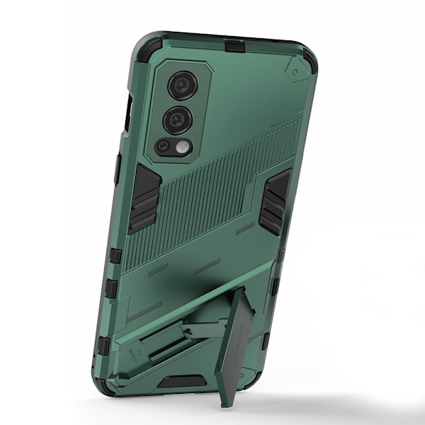 Stöttåligt OnePlus Nord 2 5G hybridskal - Grön Grön