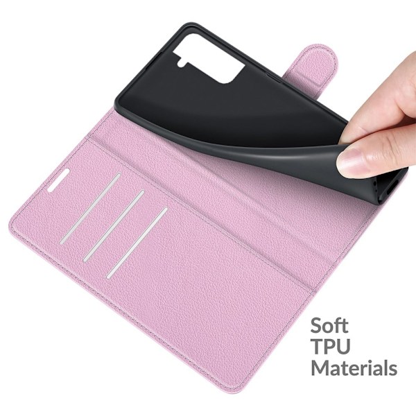 Classic Samsung Galaxy S22 Flip Etui - Lyserød Pink