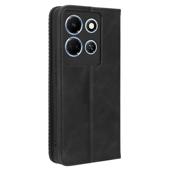 Bofink Vintage Infinix Note 30 Nahkakotelo - Musta Black