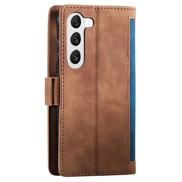 Suburbian läder Samsung Galaxy S23 fodral - Blå Blå