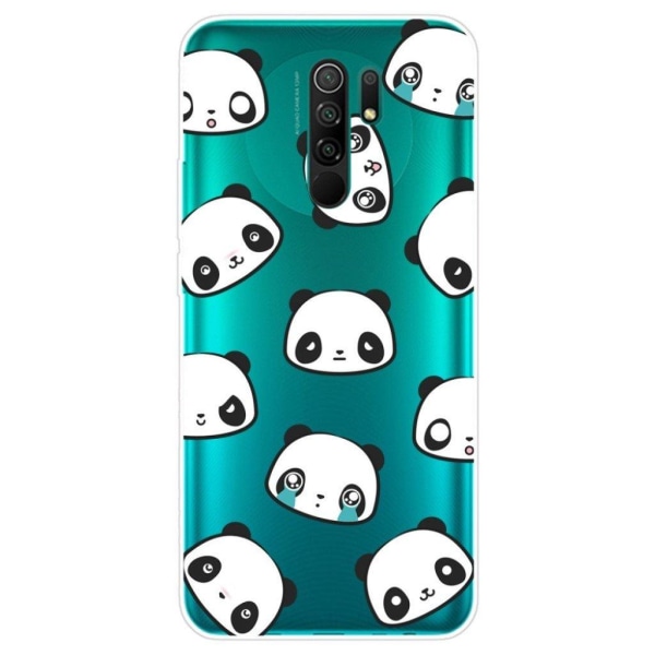 Deco Xiaomi Redmi 9 Suojakotelo - Pandas White