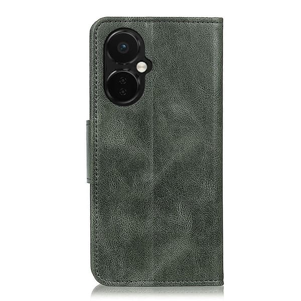 Neptune Læder OnePlus Nord CE 3 Lite / OnePlus Nord N30 Flip etui - Sortliggrøn Black
