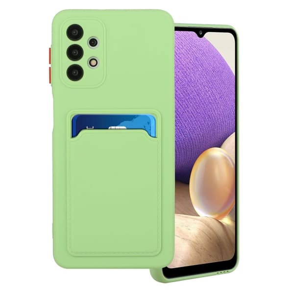 Samsung Galaxy A52 5G skal med korthållare - Grön Grön
