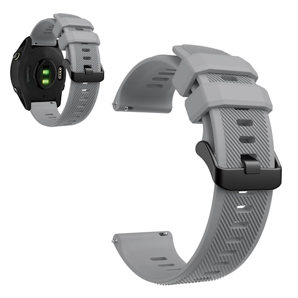 Garmin Forerunner 745 silikone-urrem - Grå Silver grey