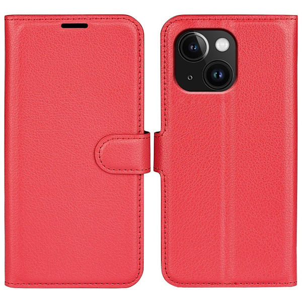 Classic iPhone 15 Flippetui - Rød Red