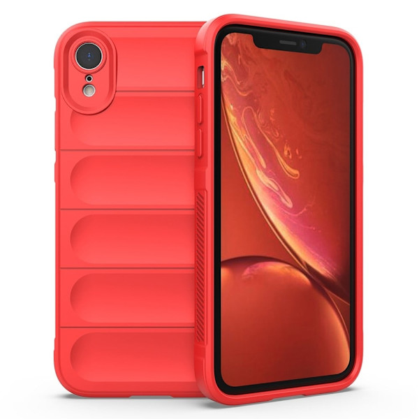 Deksel med mykt grep for iPhone Xr - Rød Red