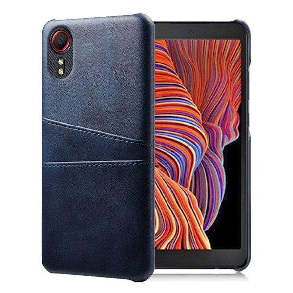 Dual Card case Samsung Galaxy Xcover 5 - Blå Blue