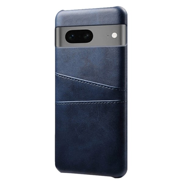 Dual Card Fodral Google Pixel 7a - Blå Blå