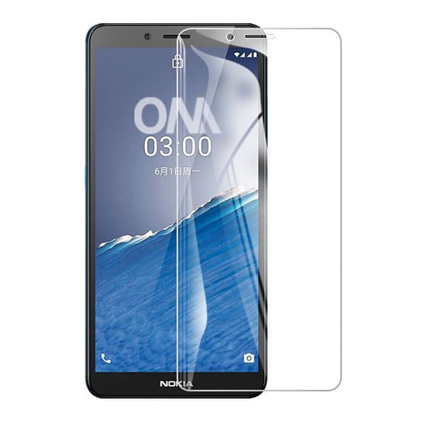 0.3mm härdat glas Nokia C3 skärmskydd Transparent