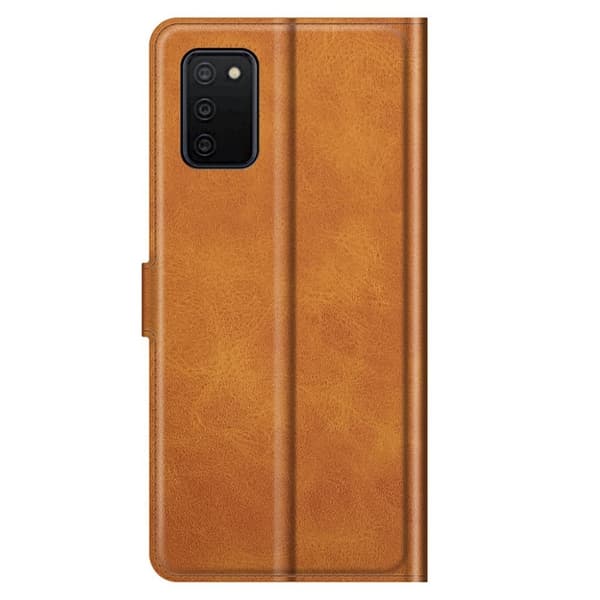 Lompakko Nahkakotelo For Samsung Galaxy A03s - Oranssi Orange