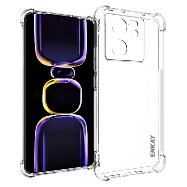 Enkay Clear Drop-proof Etui til Xiaomi Redmi K60 Ultra Transparent