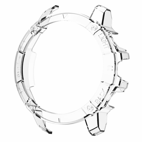 Syntime 2 / 2 Pro Kova kotelo Half Coverage Watch Frame Cover - Läpinäkyvä Transparent