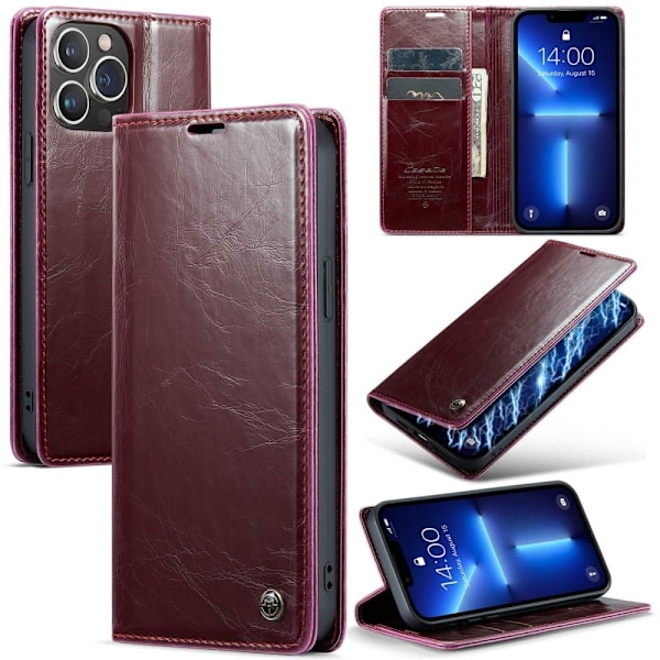 CaseMe iPhone 13 Pro Max smooth etui - Rød Red