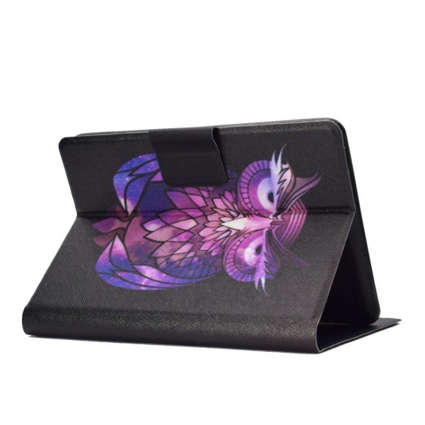 Amazon Kindle Paperwhite 4 (2018) pattern leather case - Owl Purple