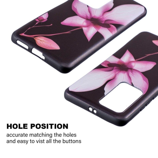 Imagine Huawei P40 Pro cover - Blomstermønster Pink