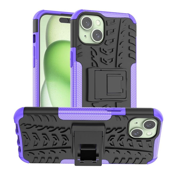 Offroad iPhone 15 Plus skal - Lila Lila