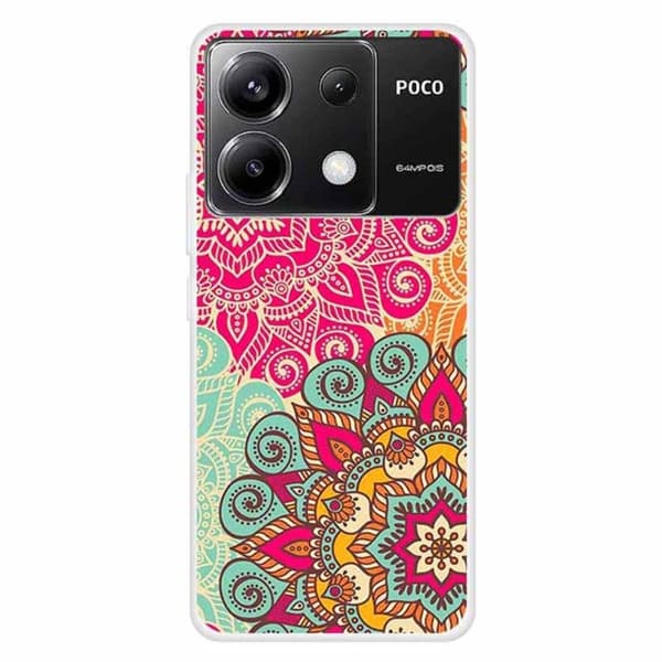 Imagine Xiaomi Redmi Note 13 Pro 5G  / Xiaomi Poco X6 cover - Blomstermønster Pink