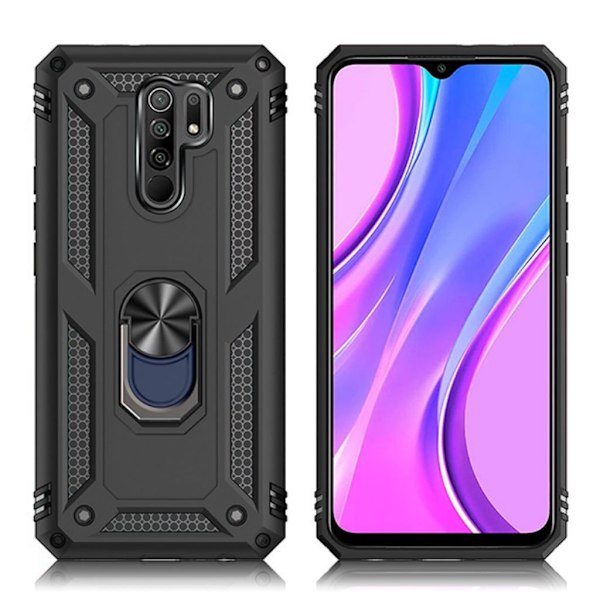 Bofink Combat Xiaomi Redmi 9 Etui - Svart Black