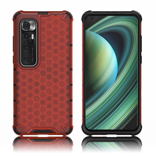 Bofink Honeycomb Xiaomi Mi 10 Ultra Etui - Rød Red